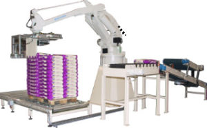 Robot bagging machine